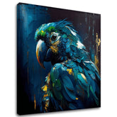 Dekorativna slika na platnu - PREMIUM ART - RAINBOW FEATHERS IN FLIGHT Popust 30% 80X80 cm